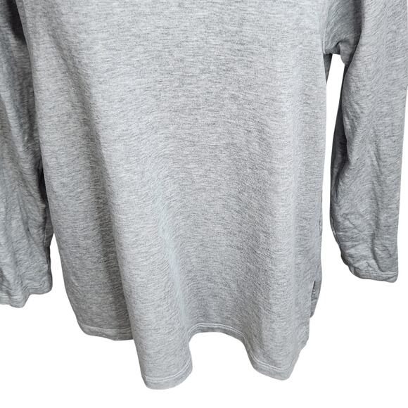 Eileen Fisher Crewneck Sweatshirt Womens Size Small Gray Organic Tencel Blend - Picture 3 of 10